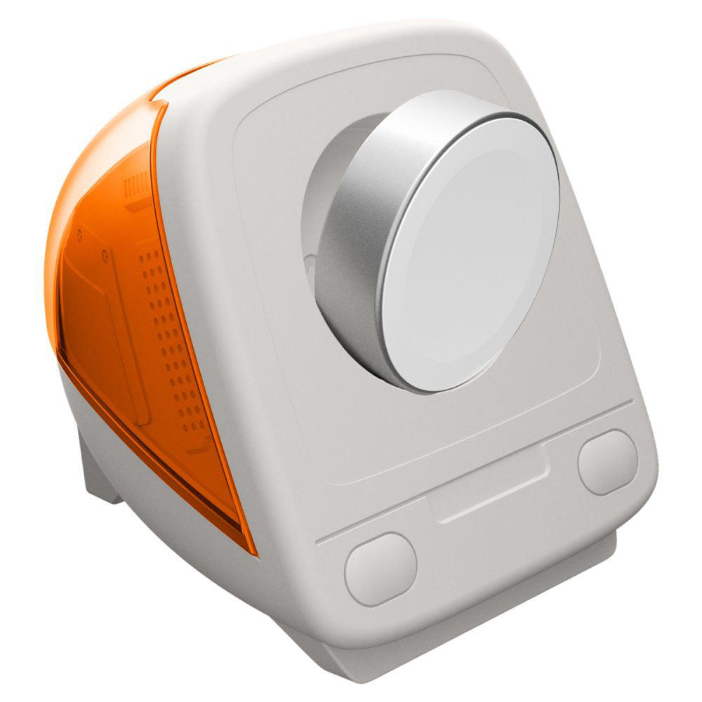 Suport Spigen C1 Classic pentru Incarcator Wireless Apple Watch Series, Portocaliu