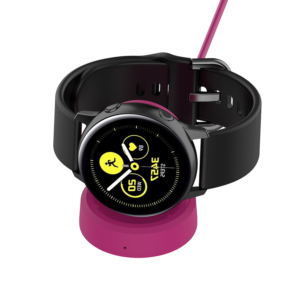 Incarcator Wireless Techsuit TSC3 pentru Samsung Galaxy Watch Series, USB-A, Negru