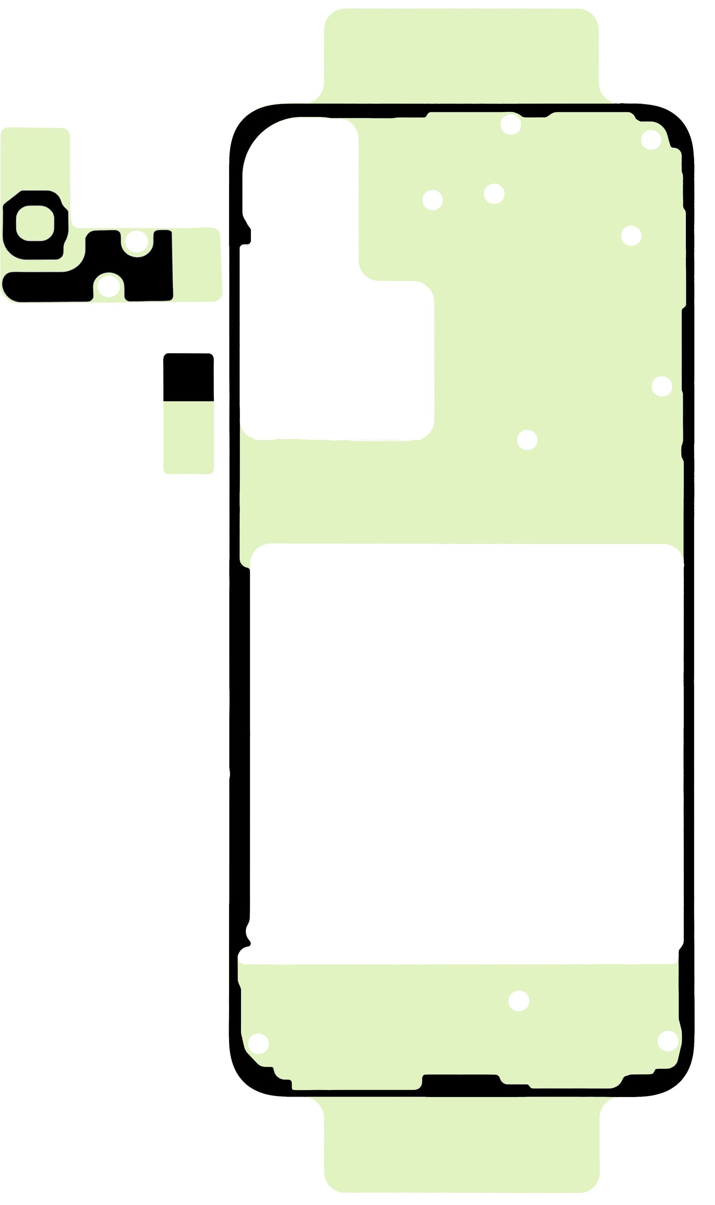 Kit Adeziv Capac Baterie Samsung Galaxy S25 S931, Service Pack GH82-36476A