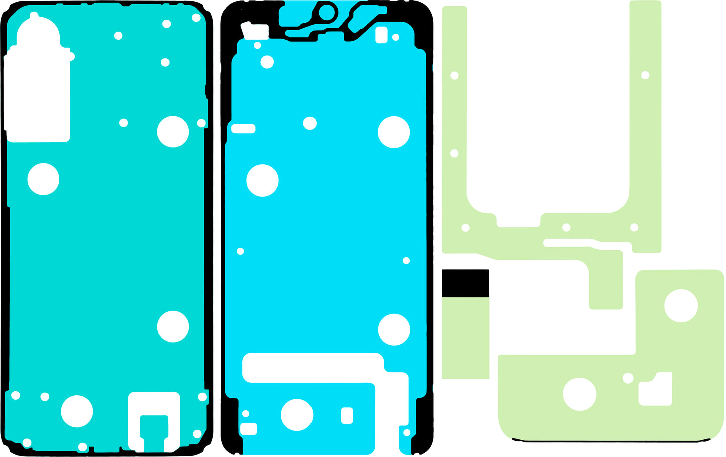 Kit Adeziv Display Samsung Galaxy A57 5G, Service Pack GH82-39334A