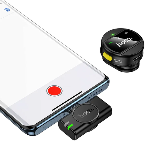 Lavaliera HOCO L21, USB-C, Neagra