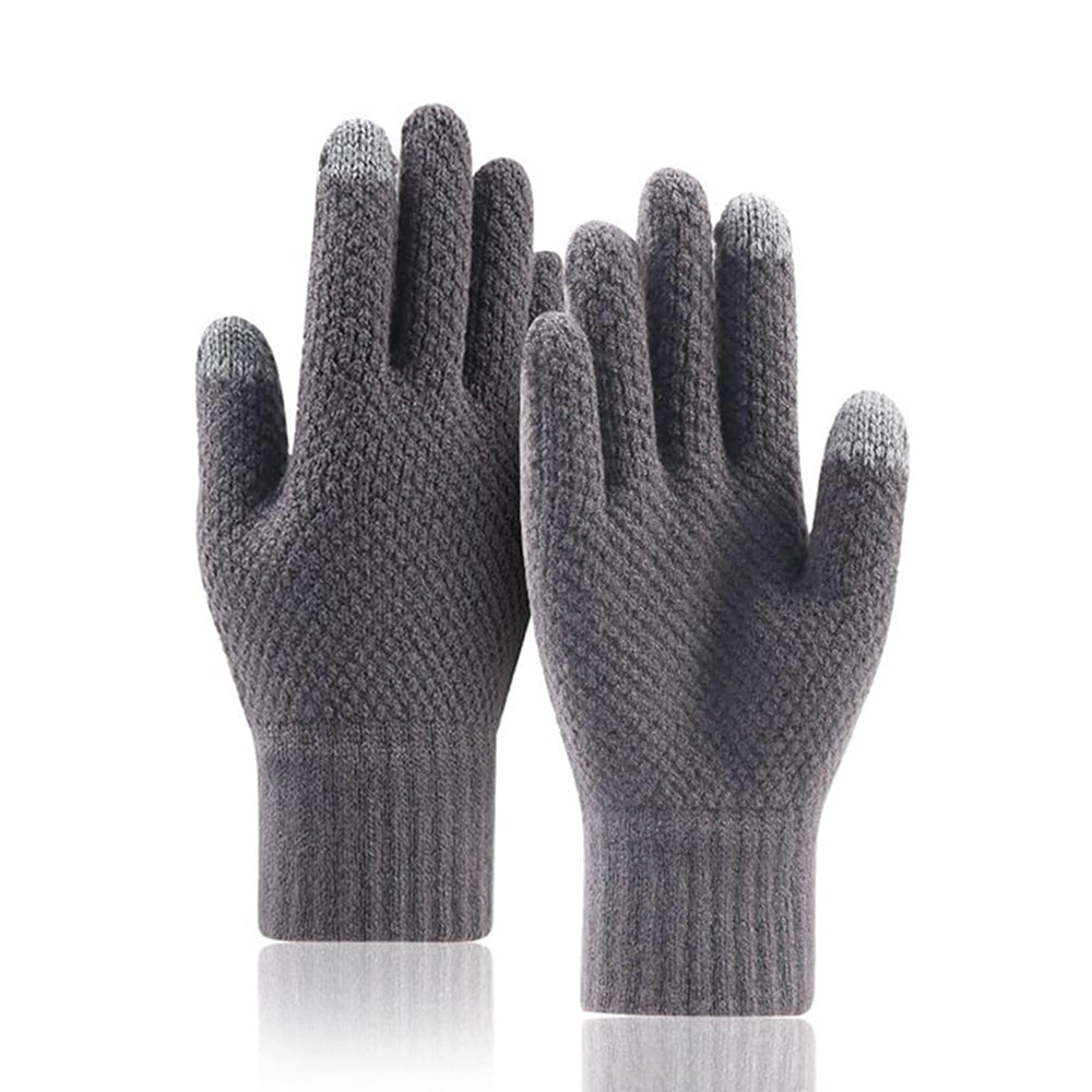 Manusi De Iarna Tactile Barbati Techsuit ST0013, Marime 22cm, Gri