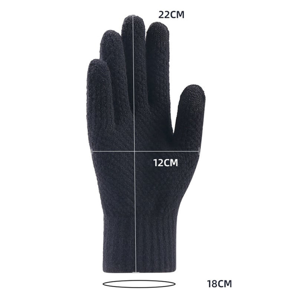 Manusi De Iarna Tactile Barbati Techsuit ST0013, Marime 22cm, Gri