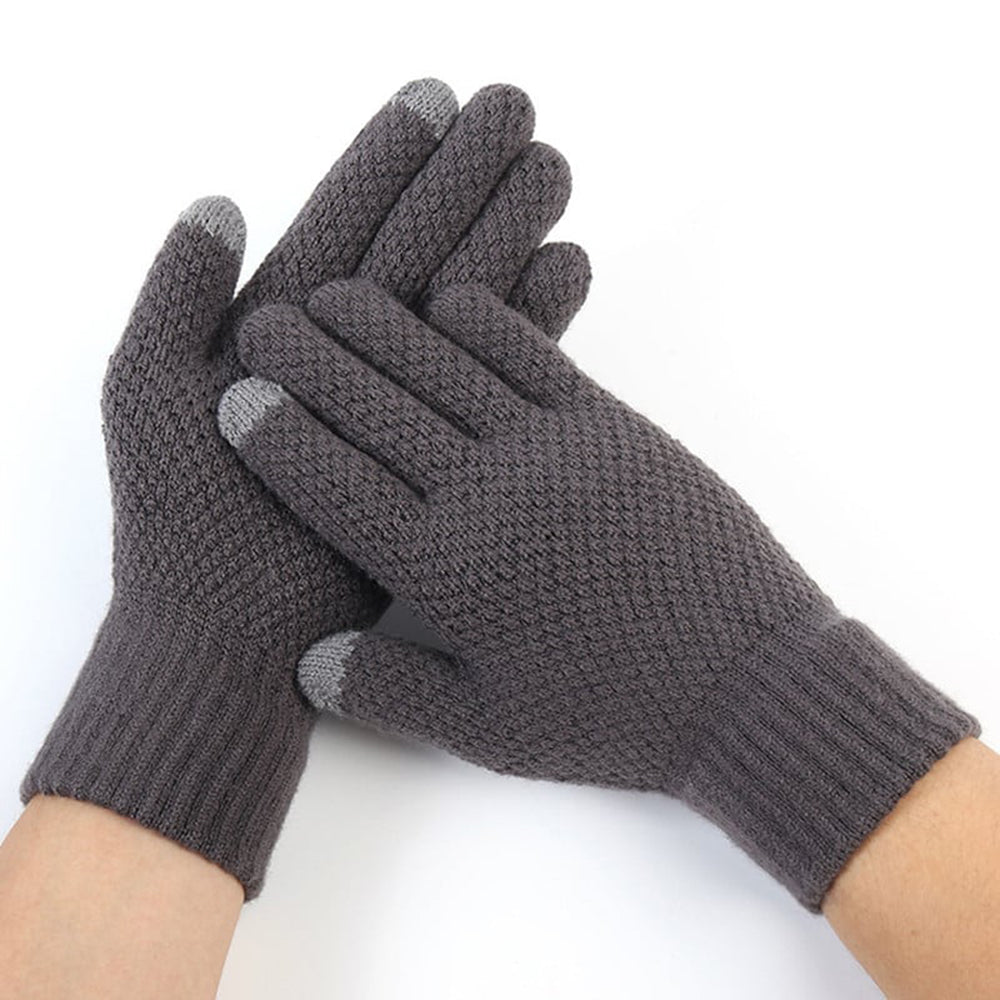 Manusi De Iarna Tactile Barbati Techsuit ST0013, Marime 22cm, Gri