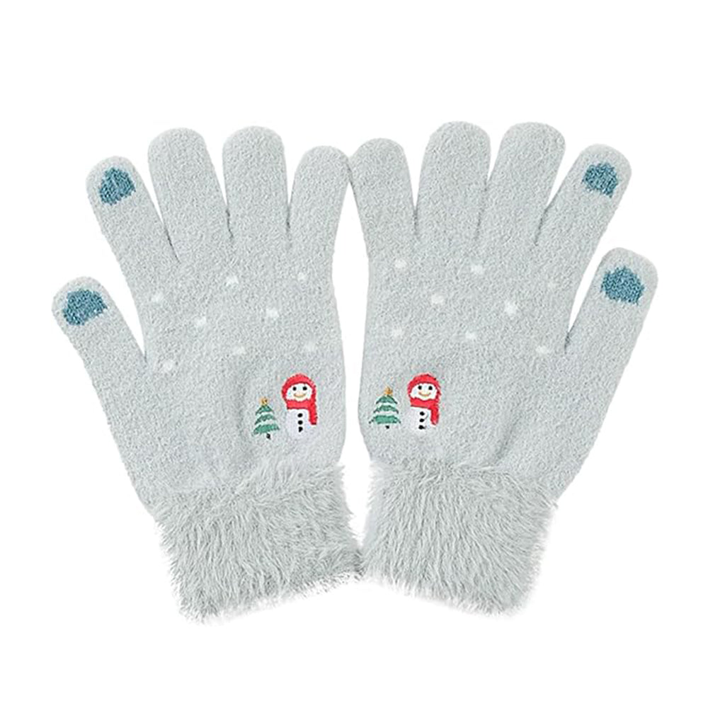 Manusi De Iarna Tactile Dama Techsuit ST0011, Marime 17cm, Albastre