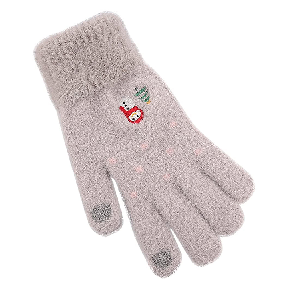 Manusi De Iarna Tactile Dama Techsuit ST0011, Marime 17cm, Gri
