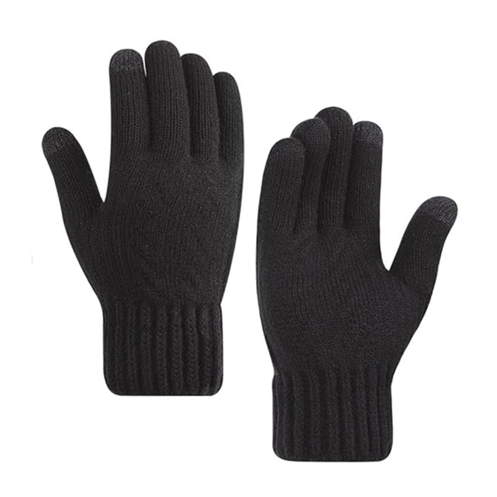 Manusi De Iarna Tactile Dama Techsuit ST0015, Marime 17cm, Negre