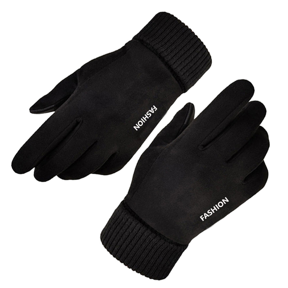 Manusi De Iarna Tactile Unisex Techsuit ST0010, Marime Universala, Negre