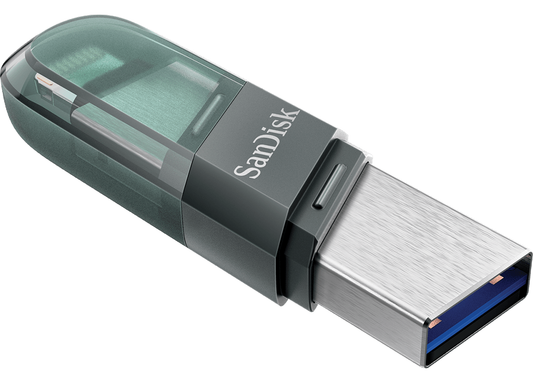 Memorie Externa USB-A 3.1 / Lightning SanDisk iXpand Flip, 64Gb SDIX90N-064G-GN6NN