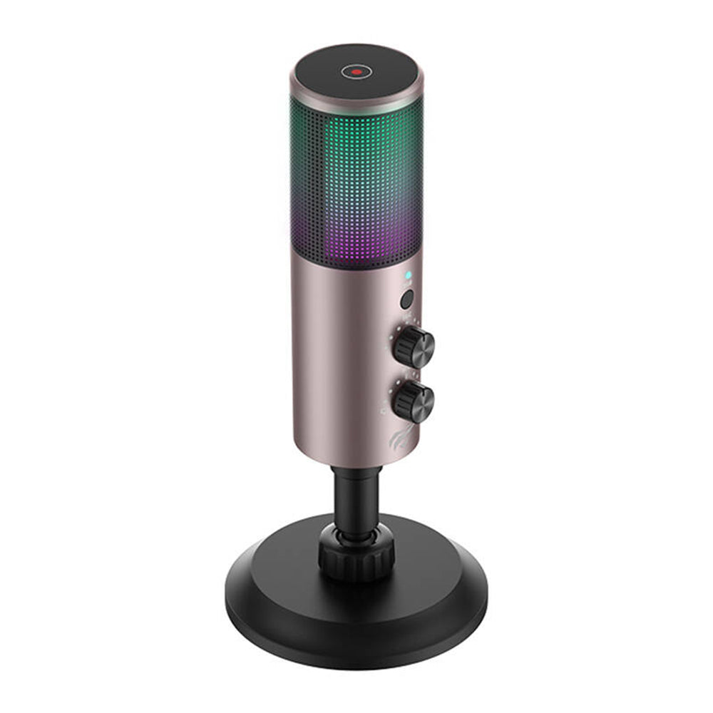 Microfon Gaming HAVIT GK61, RGB, USB-C, Gri