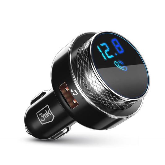 Modulator FM Bluetooth 3MK Hyper Car, 2 x USB-A - 1 x microSD
