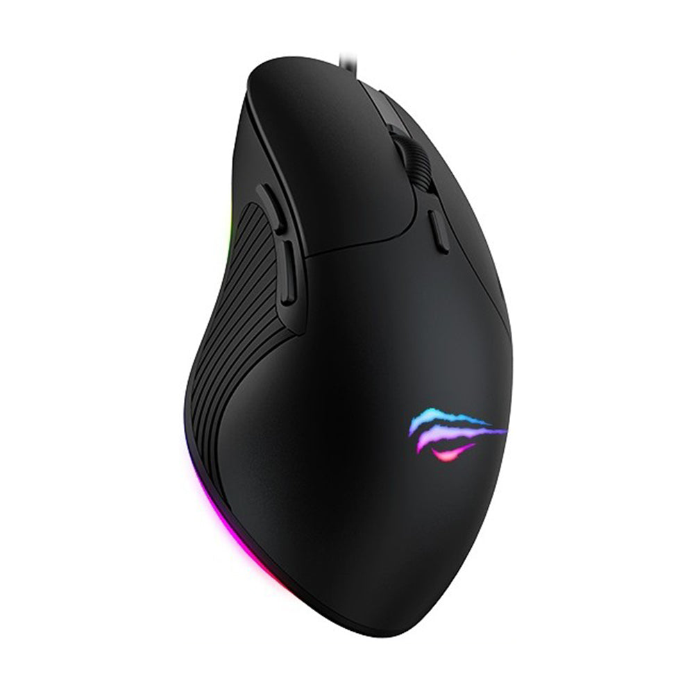Mouse Gaming Wired USB HAVIT MS1020WB, RGB, 2400DPI, Negru