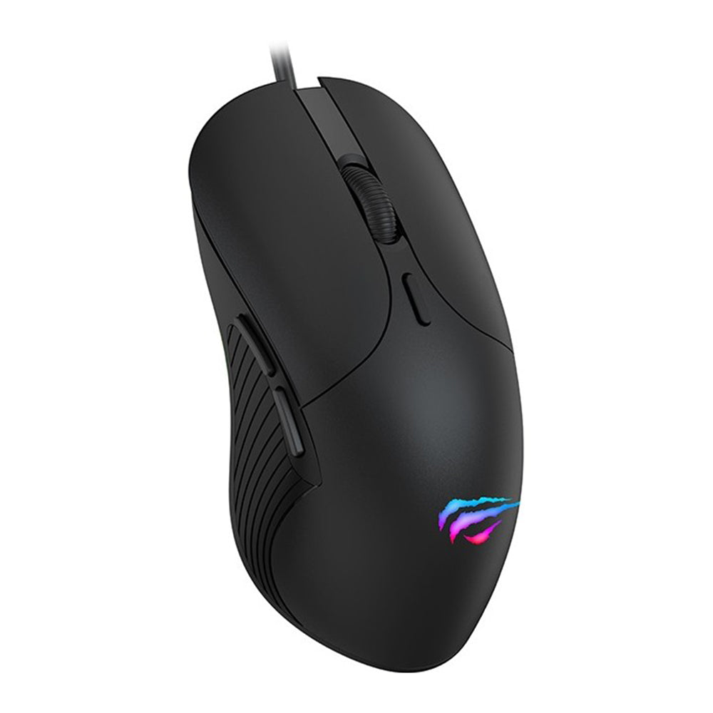 Mouse Gaming Wired USB HAVIT MS1020WB, RGB, 2400DPI, Negru