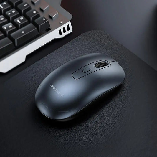 Mouse Wireless Borofone BG13 Winner, 1600DPI, Gri
