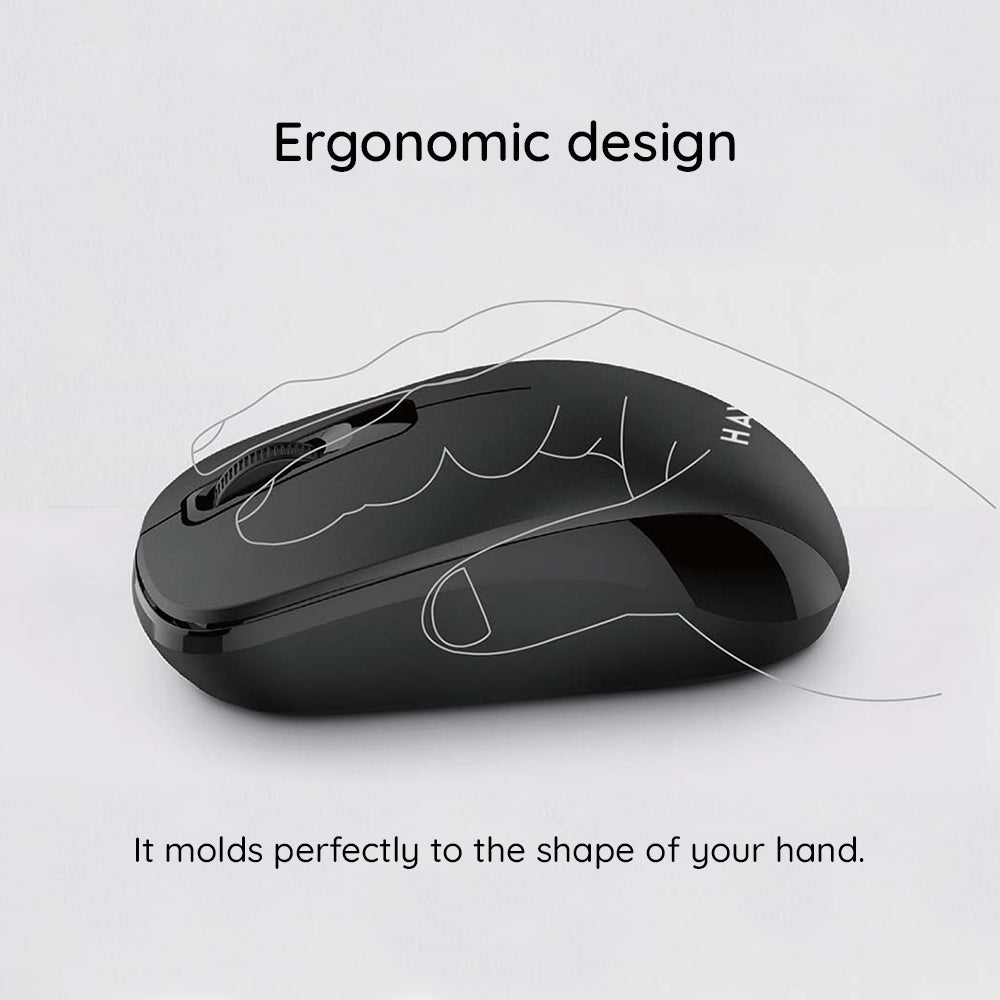 Mouse Wireless HAVIT MS626GT, 1200DPI, Negru Albastru