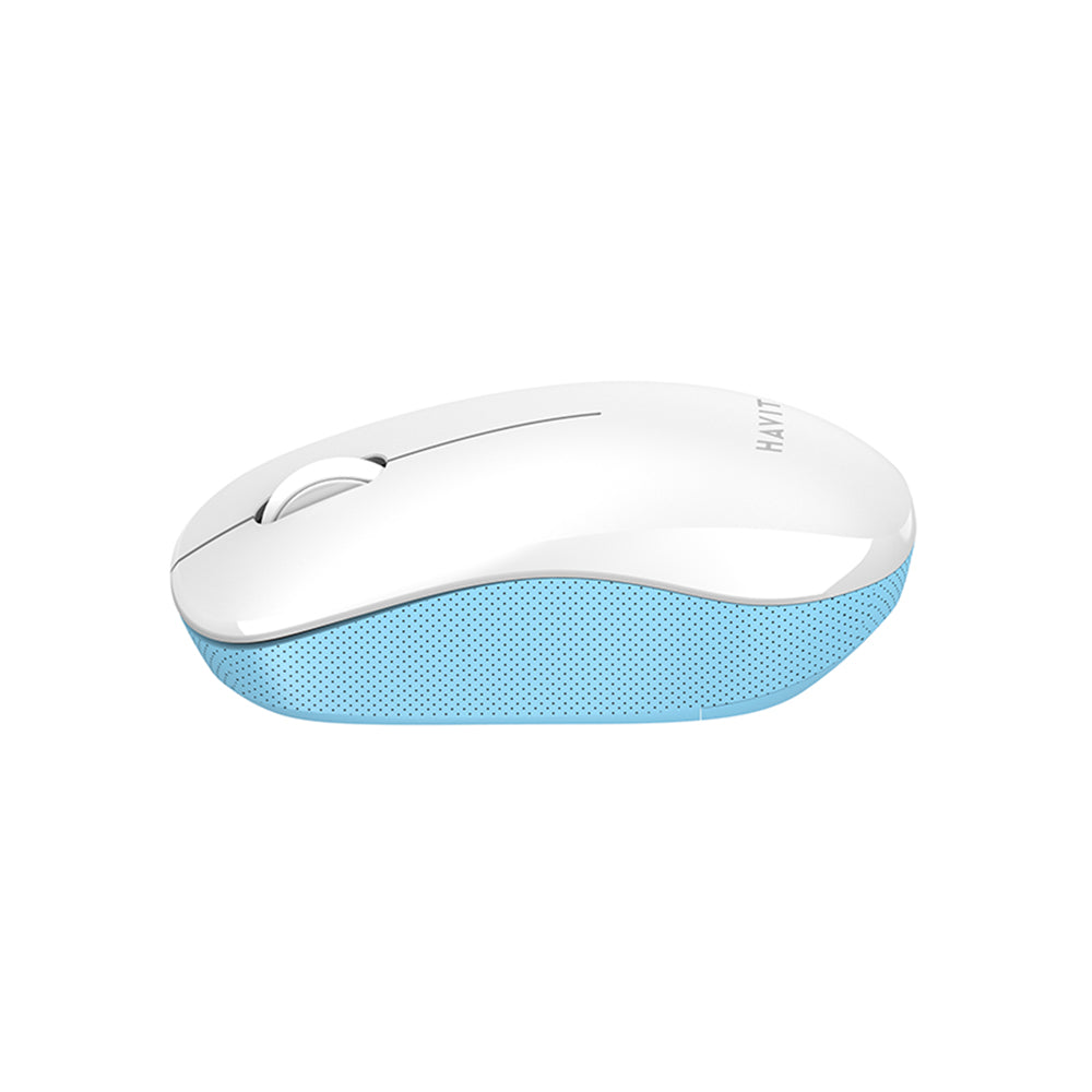 Mouse Wireless HAVIT MS66GT, 1200DPI, Alb Albastru