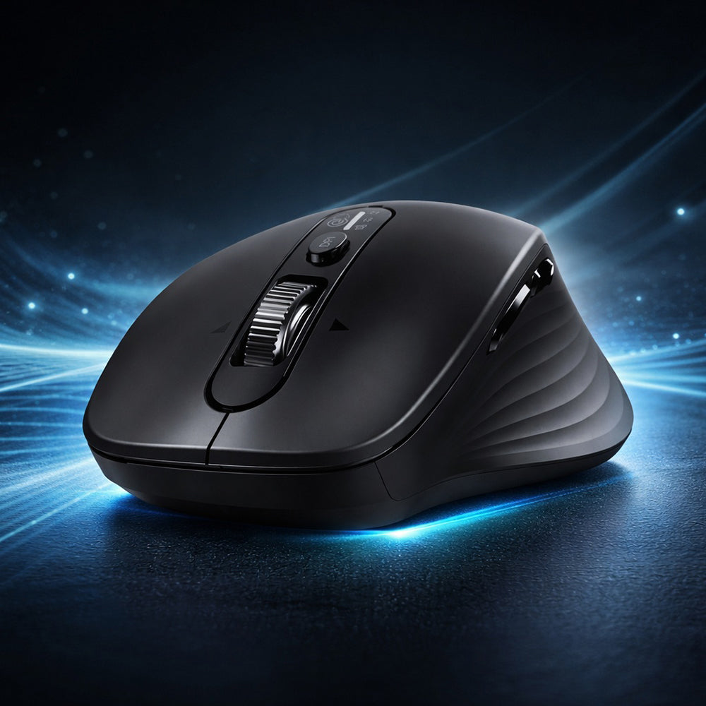 Mouse Wireless UGREEN M752 (75498B), 5000DPI, BT / Wi-Fi, Negru