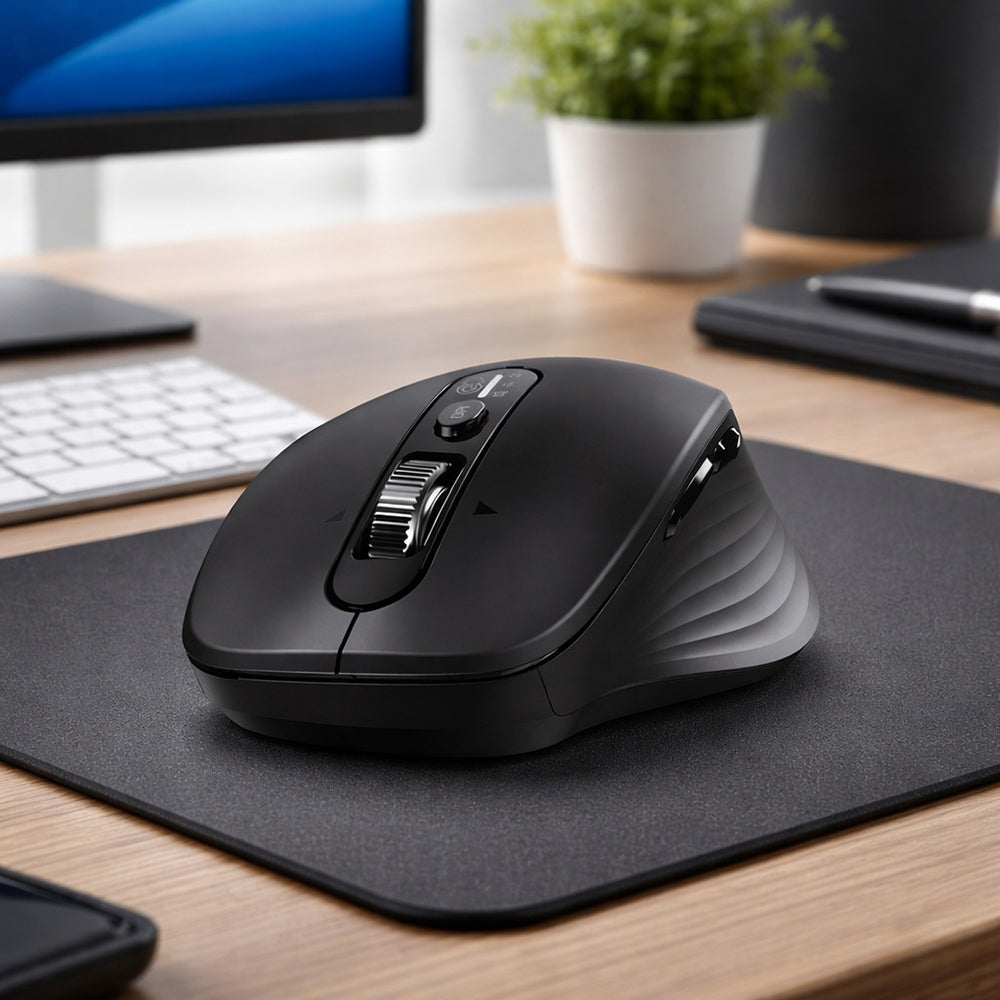 Mouse Wireless UGREEN M752 (75498B), 5000DPI, BT / Wi-Fi, Negru