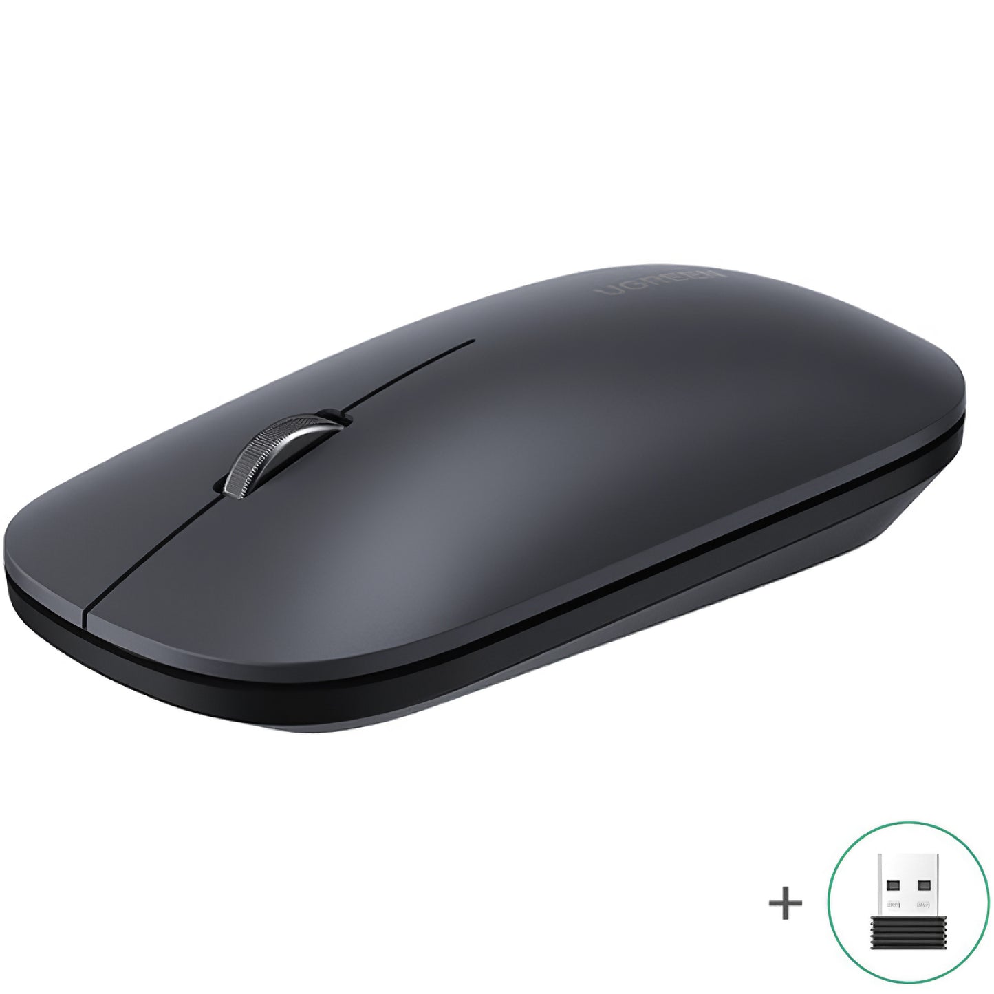 Mouse Wireless UGREEN MU001, 4000DPI, Negru