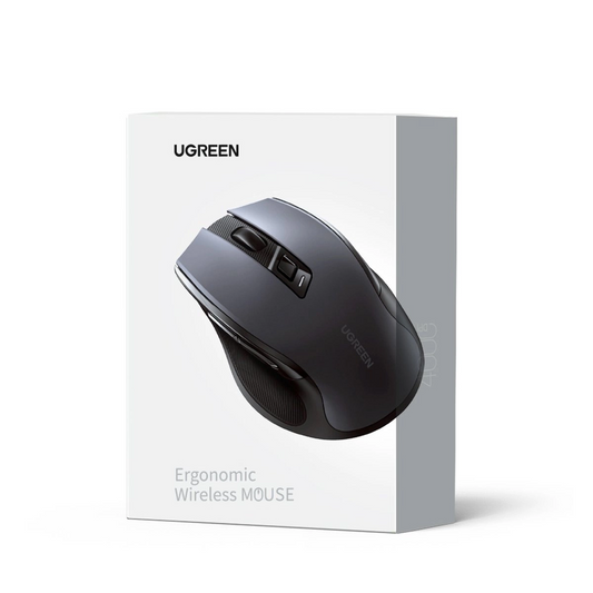 Mouse Wireless UGREEN MU006 (90855), 4000DPI, BT / Wi-Fi, Gri