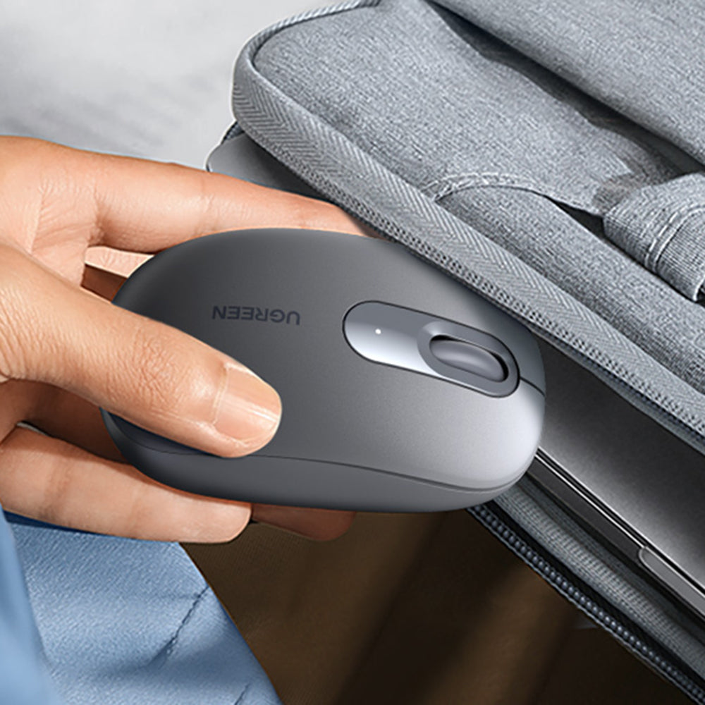 Mouse Wireless UGREEN MU105, 2400DPI, Gri