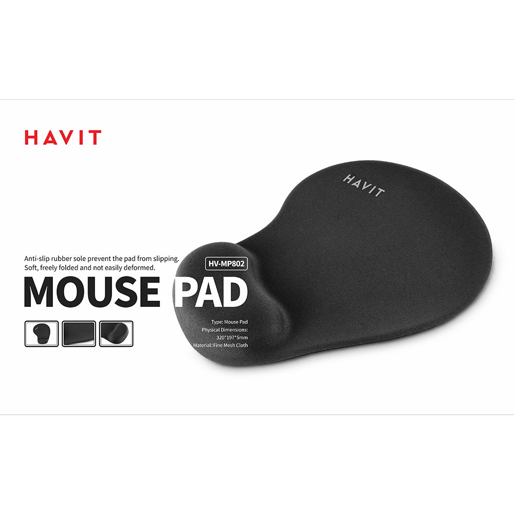 MousePad Gaming HAVIT MP802, 230mm x 191mm x 3.5mm, Bleumarin