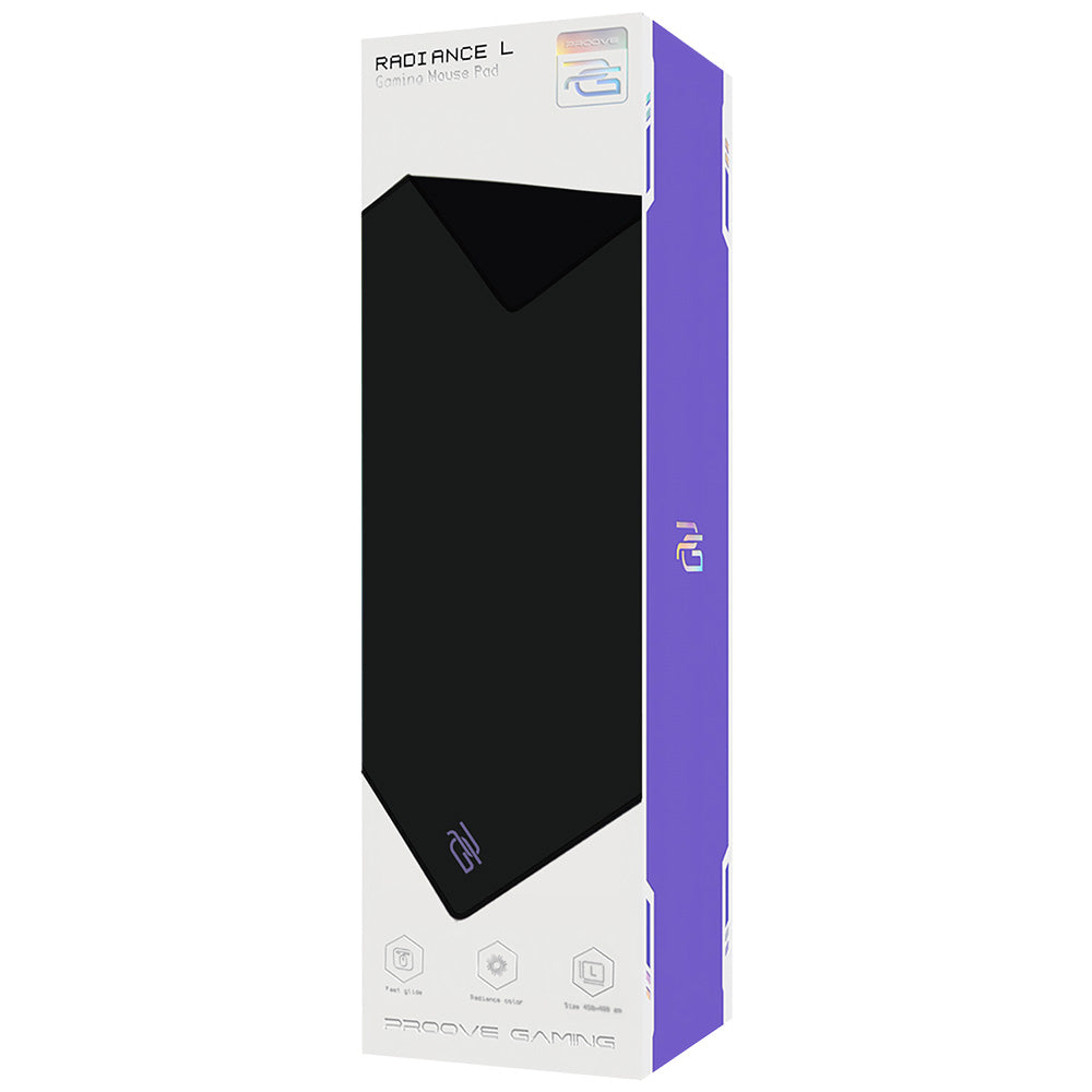 MousePad Proove Radiance, 450mm x 400mm x 3mm, Negru MPRD00200001