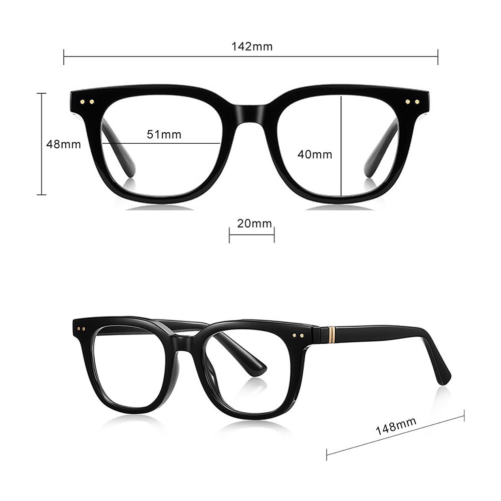 Ochelari De Calculator Barbati Techsuit 2229, Anti-Blue Light, Maro Deschis