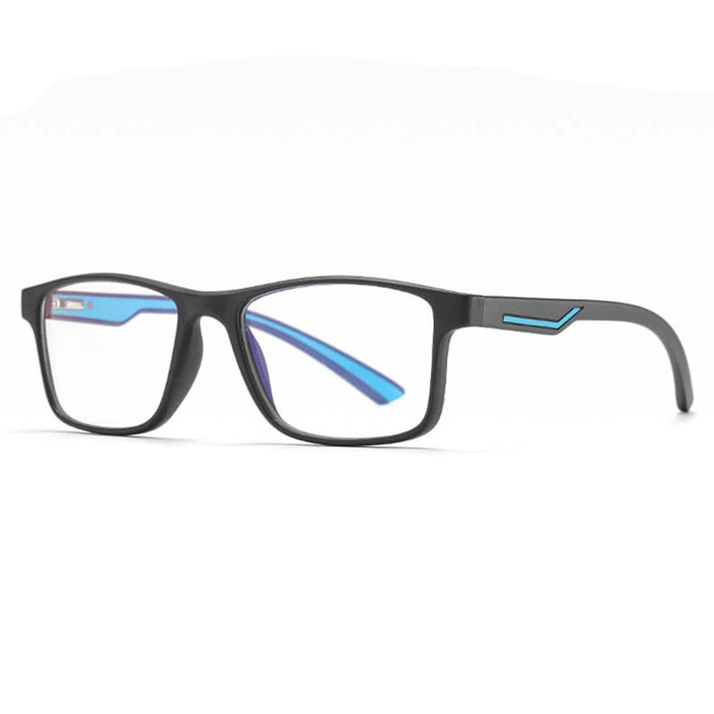 Ochelari De Calculator Barbati Techsuit F2388, Anti-Blue Light, Negri Albastri
