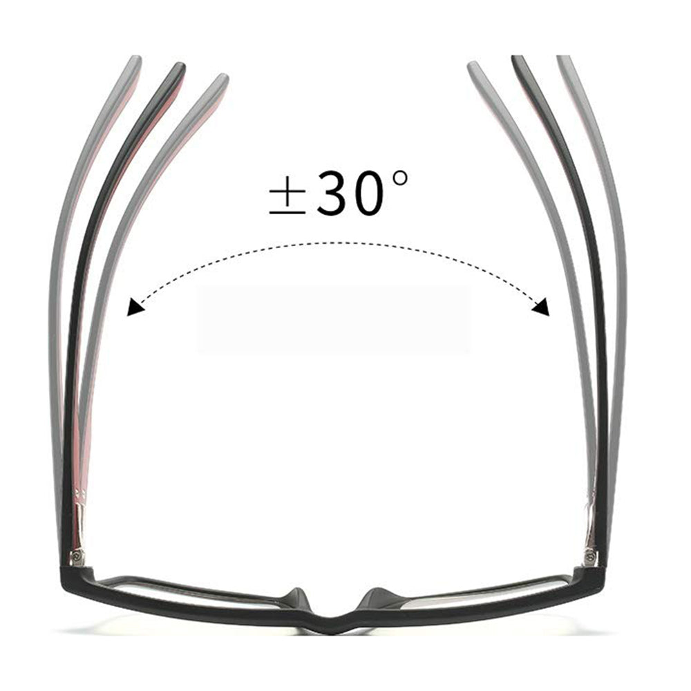 Ochelari De Calculator Barbati Techsuit F2388, Anti-Blue Light, Negri Gri