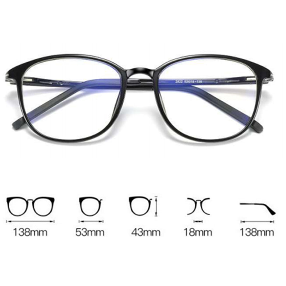 Ochelari De Calculator Dama Techsuit F2822, Anti-Blue Light, Negri