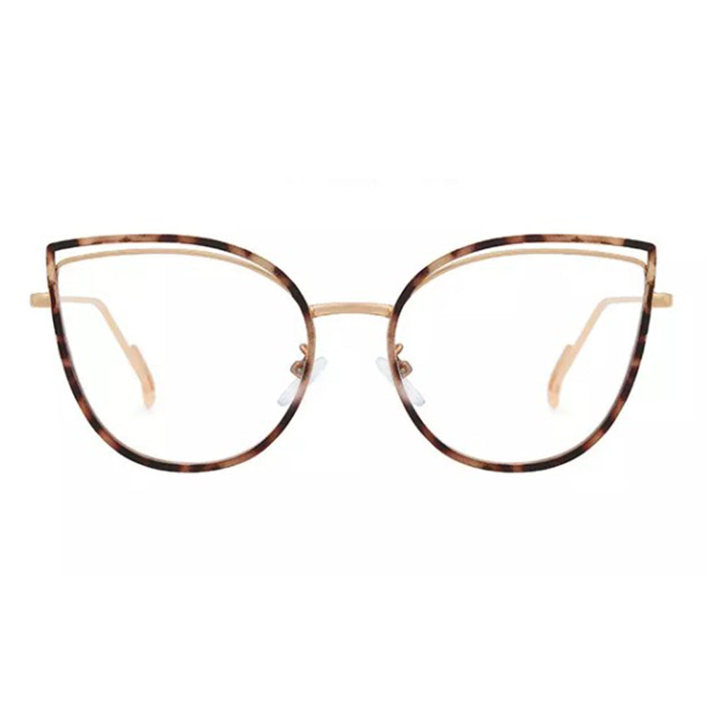 Ochelari De Calculator Dama Techsuit F95597-C13, Anti-Blue Light, Crem Maro