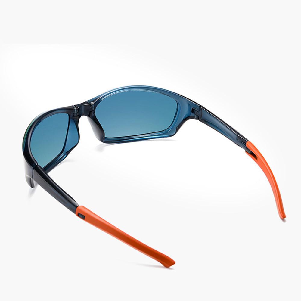 Ochelari De Ciclism Unisex Techsuit 24101, Polarizati, Gri Albastri