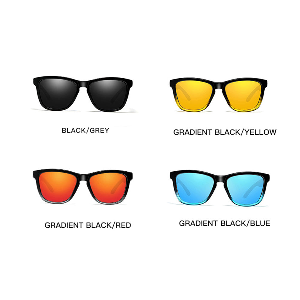 Ochelari De Soare Barbati Techsuit 0717, Polarizati, Protectie UV, Negri Albastri