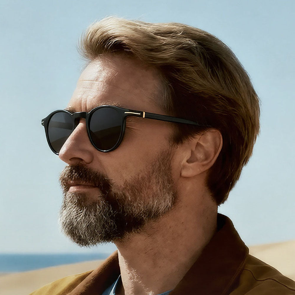 Ochelari De Soare Barbati Techsuit 31235, Polarizati, Negri