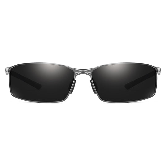 Ochelari De Soare Barbati Techsuit 559, Polarizati, Protectie UV, Negri Argintii