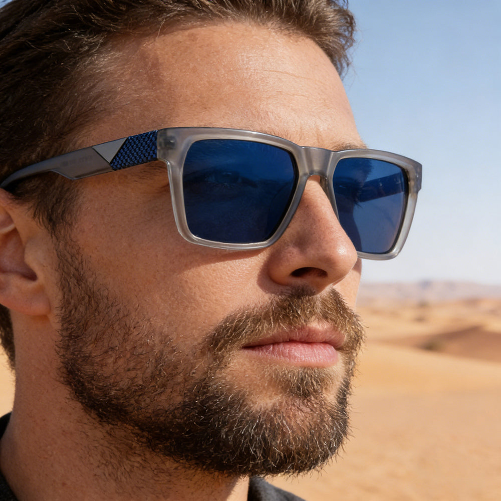 Ochelari De Soare Barbati Techsuit 8500, Polarizati, Protectie UV, Negri Gri