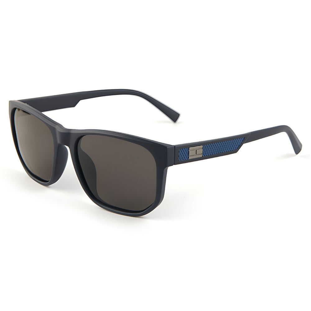 Ochelari De Soare Barbati Techsuit 8502, Polarizati, Protectie UV, Albastrii Mat Gri