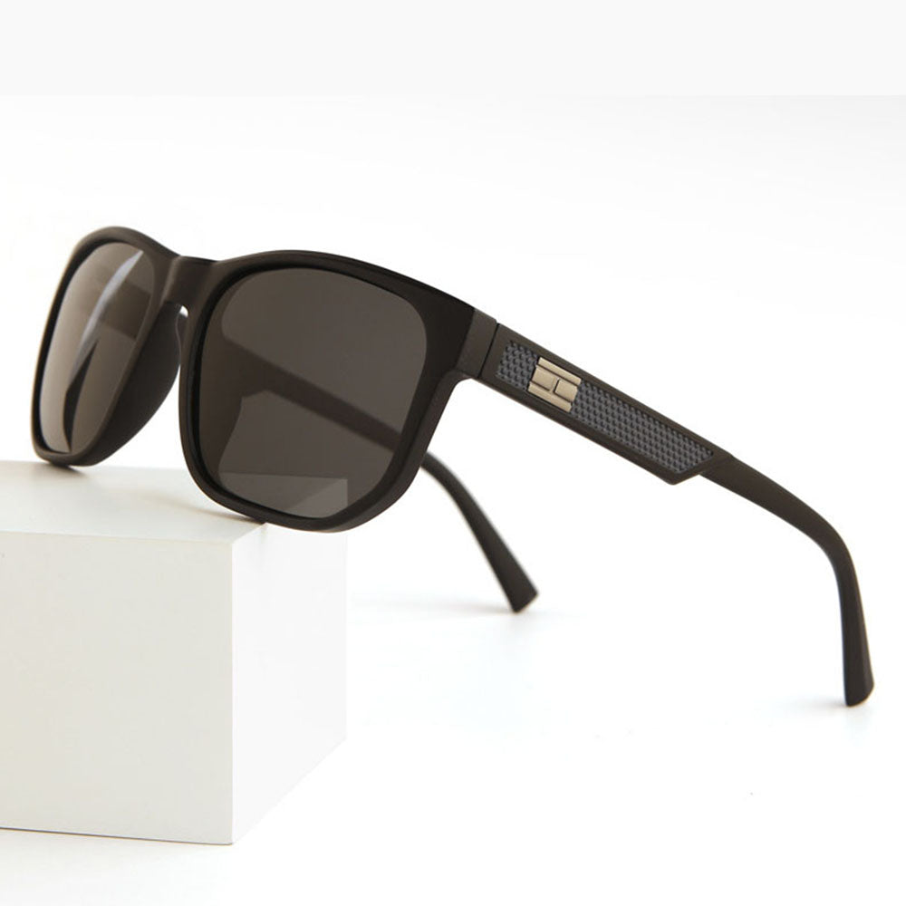 Ochelari De Soare Barbati Techsuit 8502, Polarizati, Protectie UV, Albastrii Mat Gri