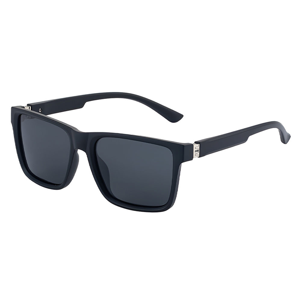 Ochelari De Soare Barbati Techsuit 8506, Polarizati, Protectie UV, Negri Mat