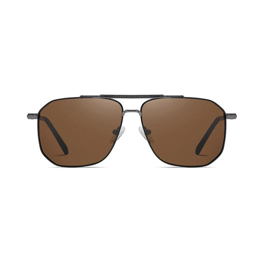 Ochelari De Soare Barbati Techsuit 8538, Polarizati, Protectie UV, Gri Maro