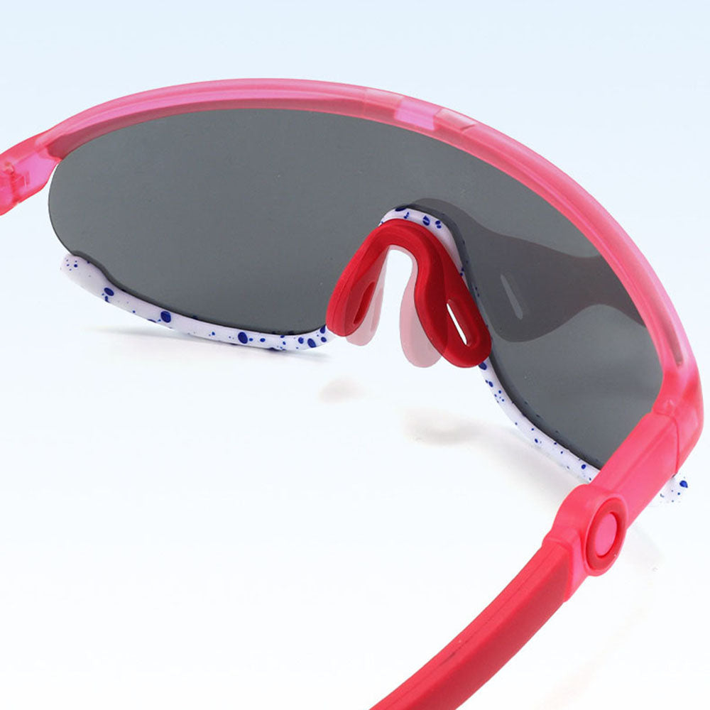 Ochelari De Soare Copii Techsuit 2025, Polarizati, Protectie UV, Roz