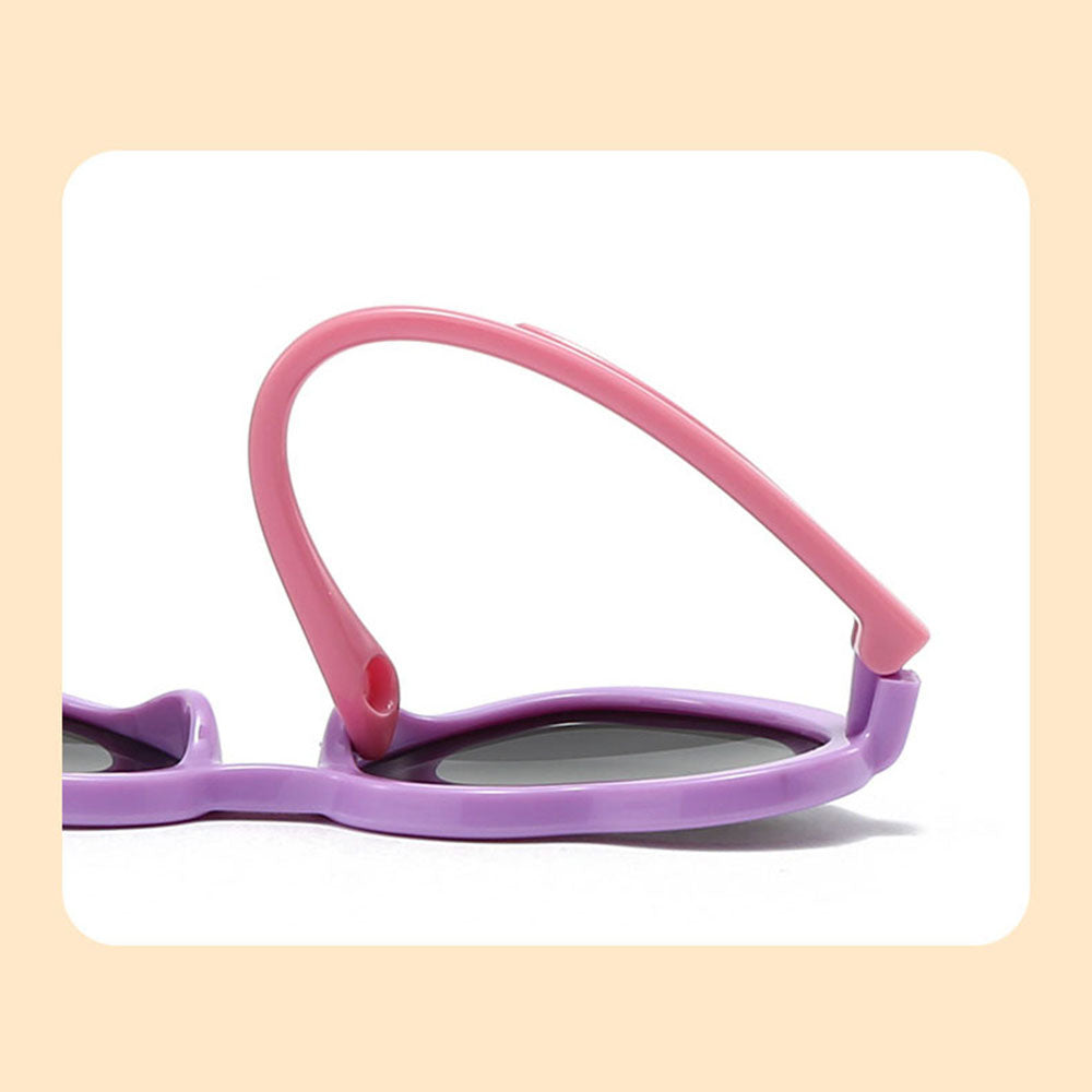 Ochelari De Soare Copii Techsuit 23070, Polarizati, Protectie UV, Negri Rosii