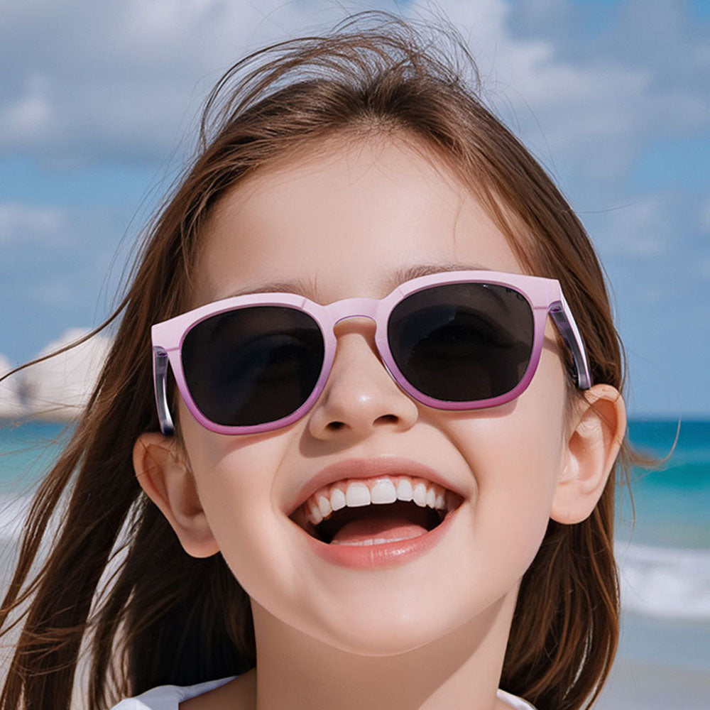 Ochelari De Soare Copii Techsuit 691, Polarizati, Protectie UV, Roz