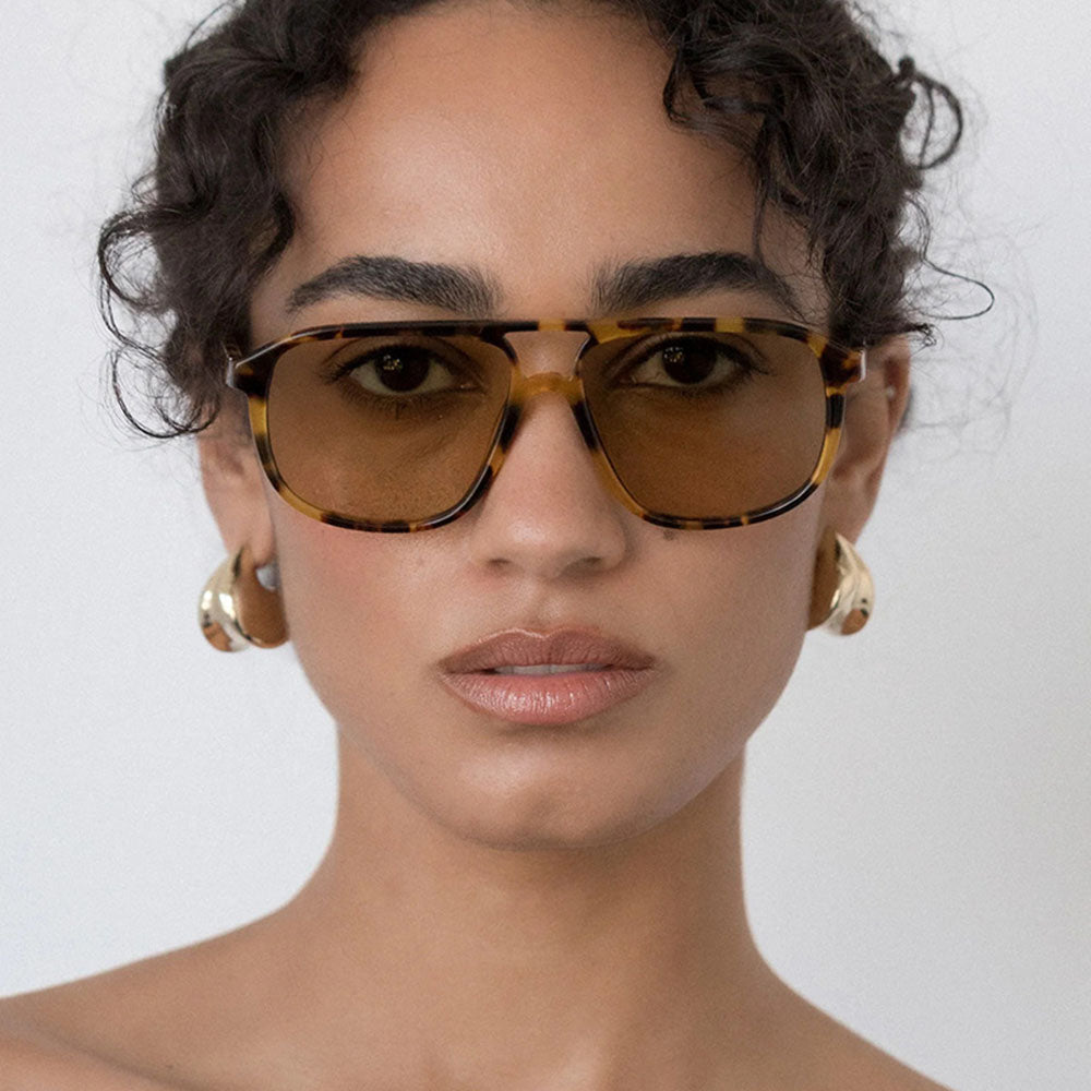 Ochelari De Soare Dama Techsuit 18266, Negri Portocalii