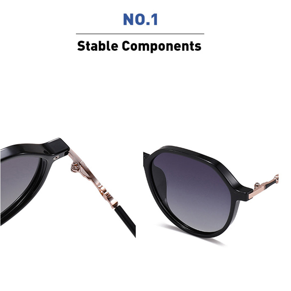 Ochelari De Soare Dama Techsuit 2203, Polarizati, Protectie UV, Negri Gri