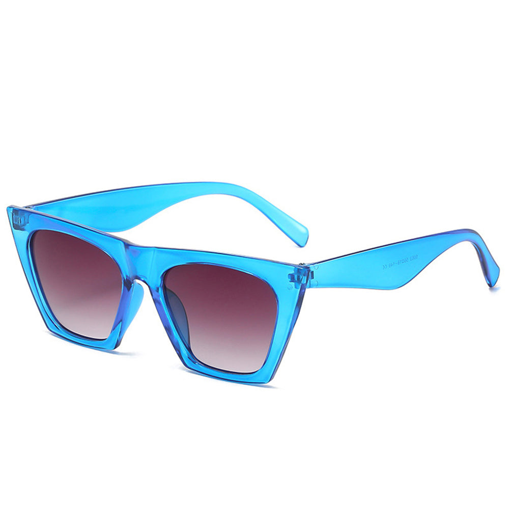 Ochelari De Soare Dama Techsuit 5154, Albastri Gri