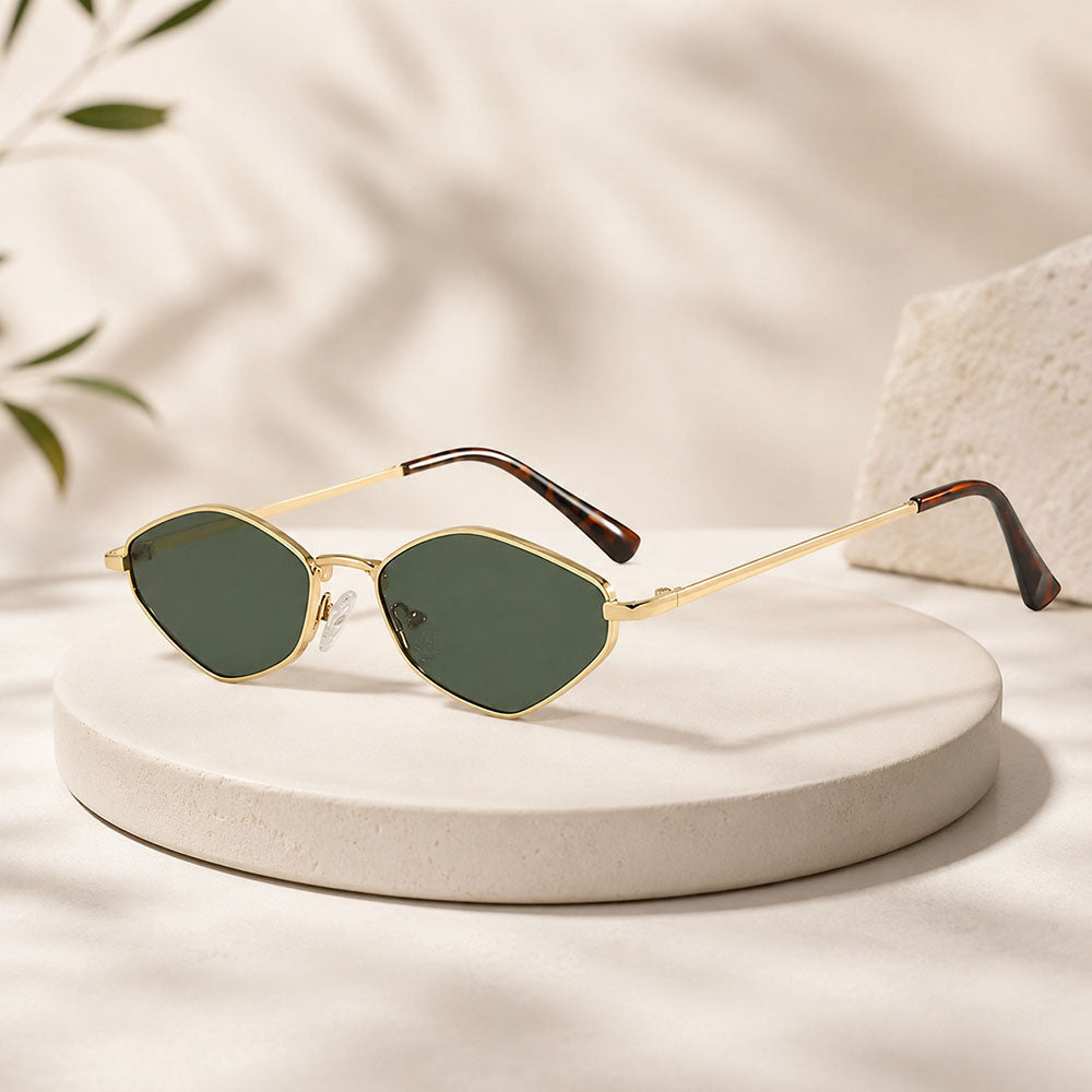 Ochelari De Soare Dama Techsuit 6206, Aurii Negri