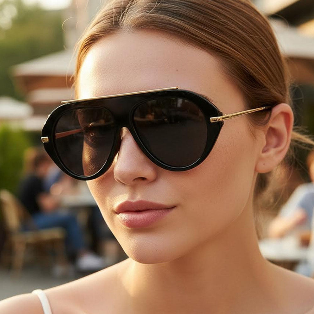 Ochelari De Soare Dama Techsuit 8092, Negri Maro