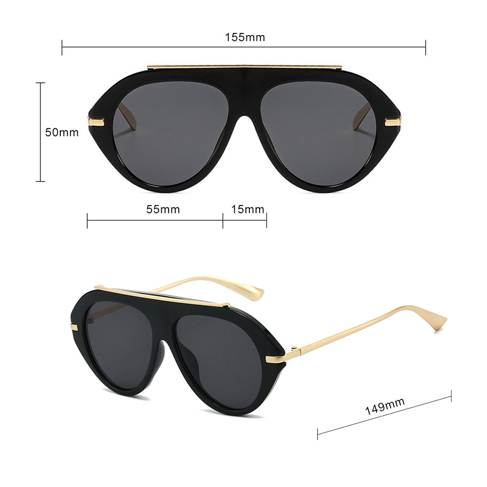 Ochelari De Soare Dama Techsuit 8092, Negri Maro